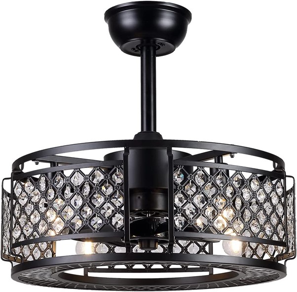 Dannilong Caged Industrial Bladeless Ceiling Fan