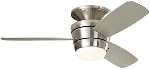 Harbor Breeze Mazon Brushed Nickel Ceiling Fan with Light
