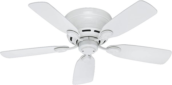 Hunter Indoor Low Profile IV Ceiling Fan Without Light